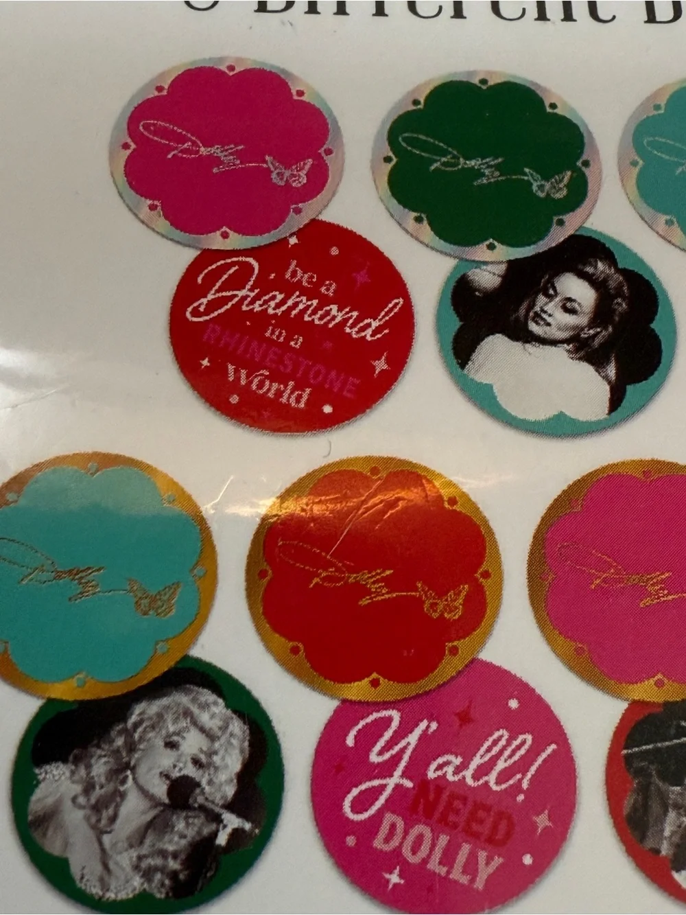 Dolly Parton Pink Decorative Coaster Sets 2 Boxes of 8 Coasters